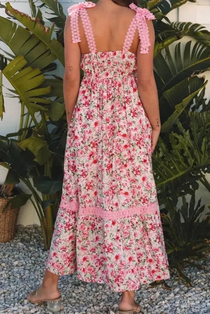 Floral Lace Tied Strap Square Neck Dress with Pockets - Update AvenueVacation StyleTrendsi1001001792465861001001792465861df1a003 - d355 - 43b2 - b6b4 - b6893b78a33d - MaxFloral