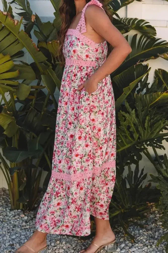 Floral Lace Tied Strap Square Neck Dress with Pockets - Update AvenueVacation StyleTrendsi100100179246586100100179246586985c3201 - 99e9 - 411d - ac2a - a5727514ba1b - MaxFloral