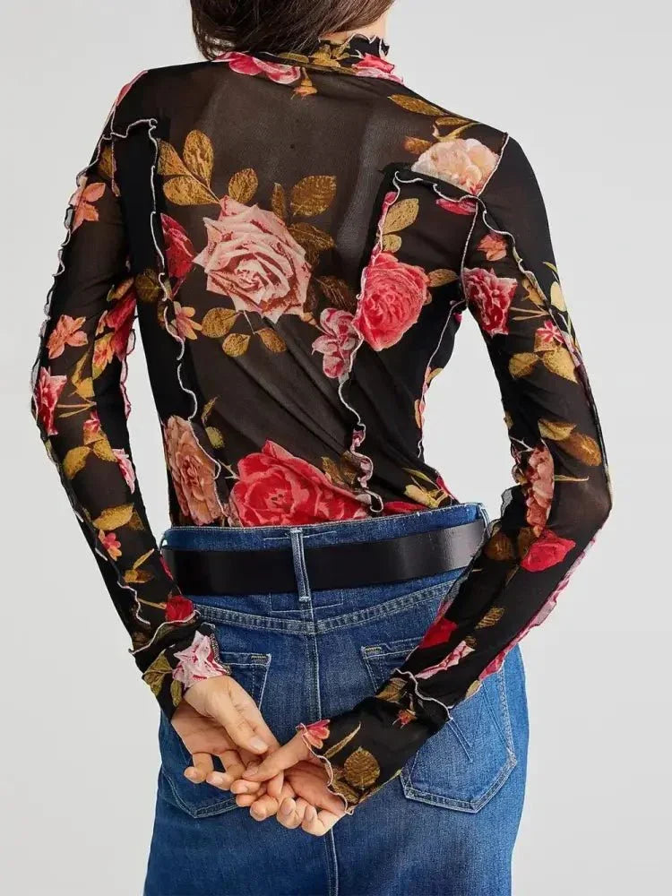 Floral Mock Neck Long Sleeve Top - Update AvenueTrendsi1001008288692771001008288692771b90d13f - 0f45 - 46b1 - 90db - 76400eb5962f - MaxBlack