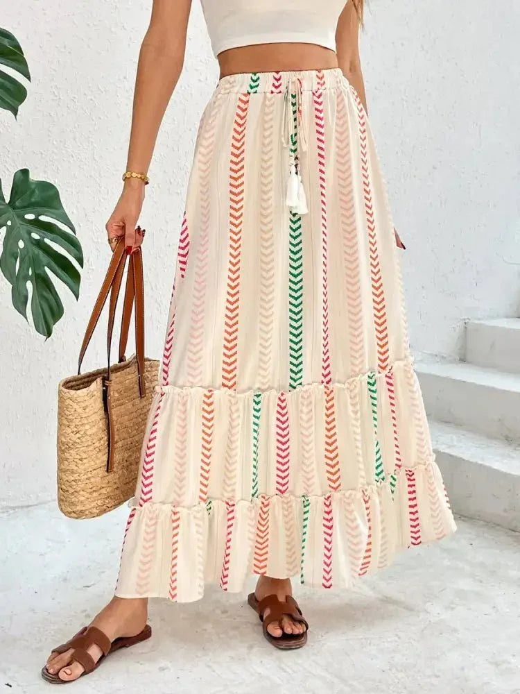 Frill Printed Maxi Skirt - Update AvenueBoho VibesTrendsi1001003929617051001003929617056c1de24c - 1570 - 460f - 81da - 2886d7524ad6 - Max - OriginMulticolor