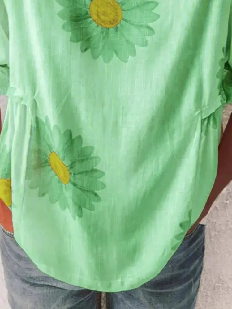 Full Size Flower Round Neck Half Sleeve T-Shirt Plus Size - Update AvenueT-ShirtsTrendsi10010063402173110010063402173172dae275 - 63ac - 4816 - b752 - df55673f27d1 - Max - OriginNeon Green