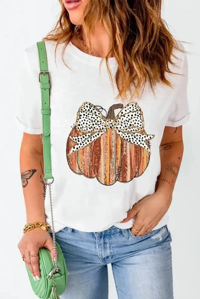 Full Size Pumpkin Round Neck Short Sleeve T-Shirt - Update AvenueHalloweenTrendsi100100348001398100100348001398408d6d53 - 5aa0 - 4613 - a1a5 - d6c98b63aa79 - MaxWhite