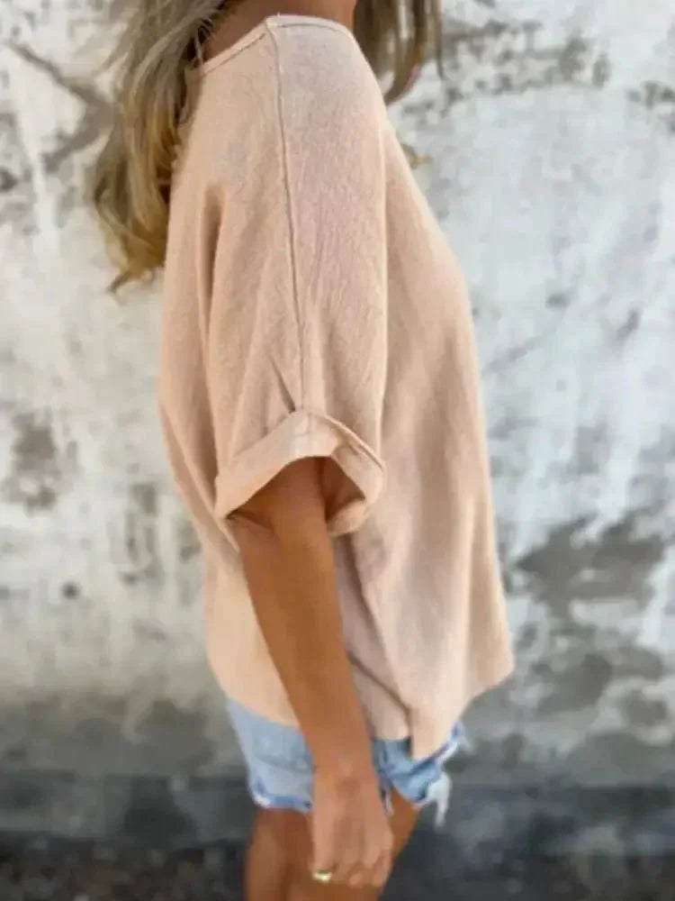 Full Size Round Neck Short Sleeve T-Shirt Plus Size - Update AvenueT-ShirtsTrendsi1001004569813391001004569813393bb83e03 - ddba - 425b - b746 - 069a327db8b4 - Max - OriginTan