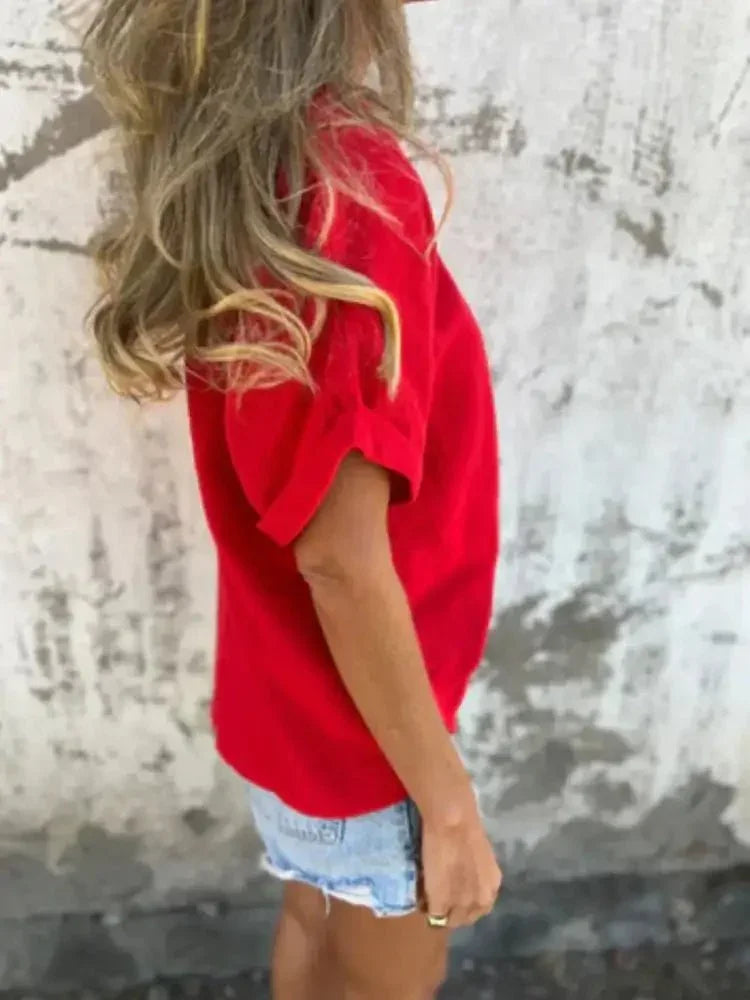 Full Size Round Neck Short Sleeve T-Shirt Plus Size - Update AvenueT-ShirtsTrendsi10010045698158010010045698158085e5854a - 2b1e - 4876 - ba33 - b32b582e919d - Max - OriginRed
