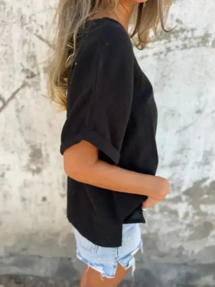 Full Size Round Neck Short Sleeve T-Shirt Plus Size - Update AvenueT-ShirtsTrendsi100100456981925100100456981925b97362ec - e585 - 42d6 - 9899 - e1c620402bf7 - Max - OriginBlack