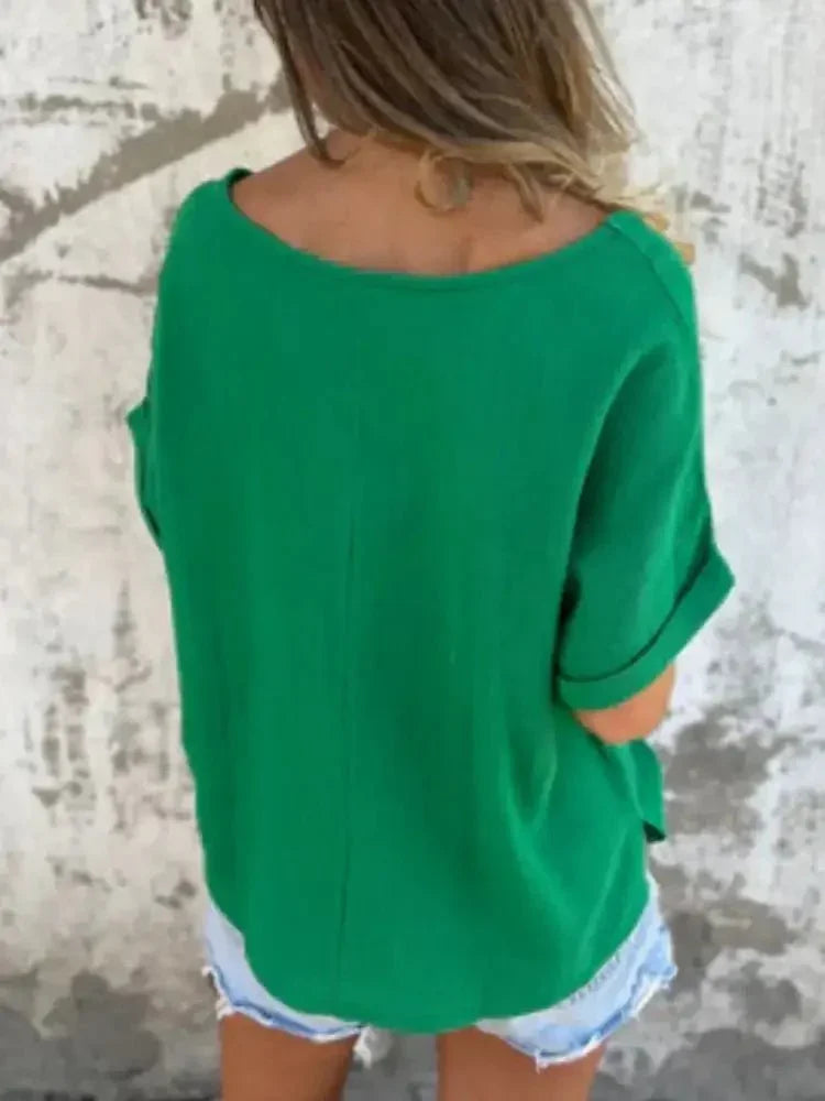 Full Size Round Neck Short Sleeve T-Shirt Plus Size - Update AvenueT-ShirtsTrendsi100100456987865100100456987865ed17ea8b - e3b2 - 4c19 - 9737 - a5e1b62f97e0 - Max - OriginGreen