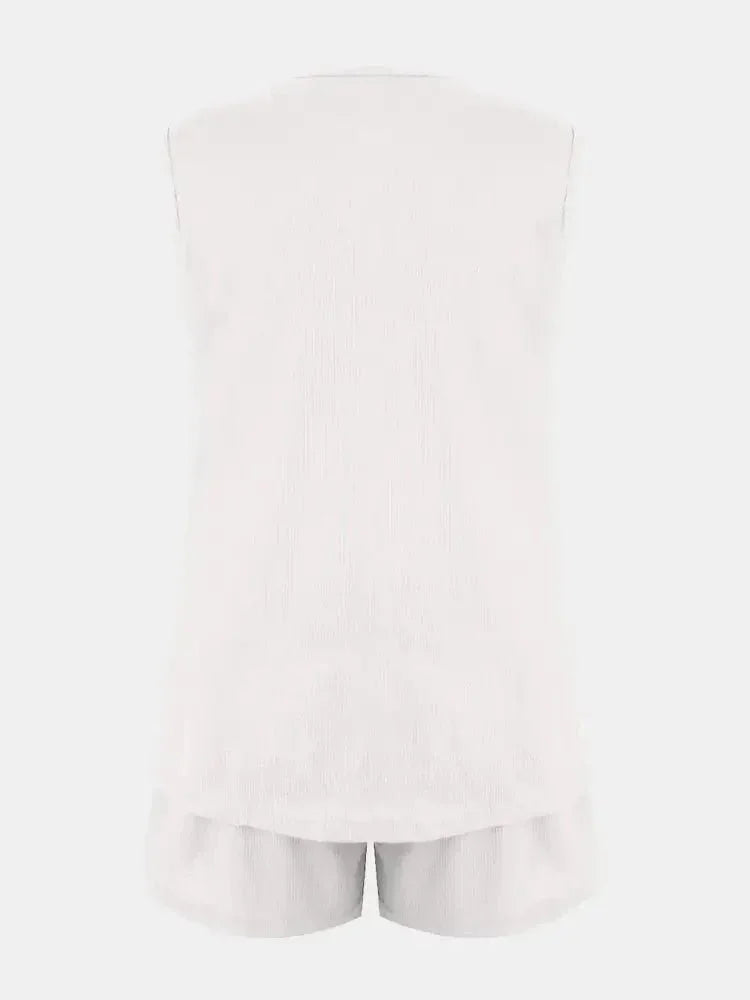 Full Size Waffle - Knit Notched Top and Shorts Set - Update AvenueVacation StyleTrendsi100100992030203100100992030203f7eb98db - 6c71 - 4f48 - ad92 - 0c300379e423 - MaxWhite