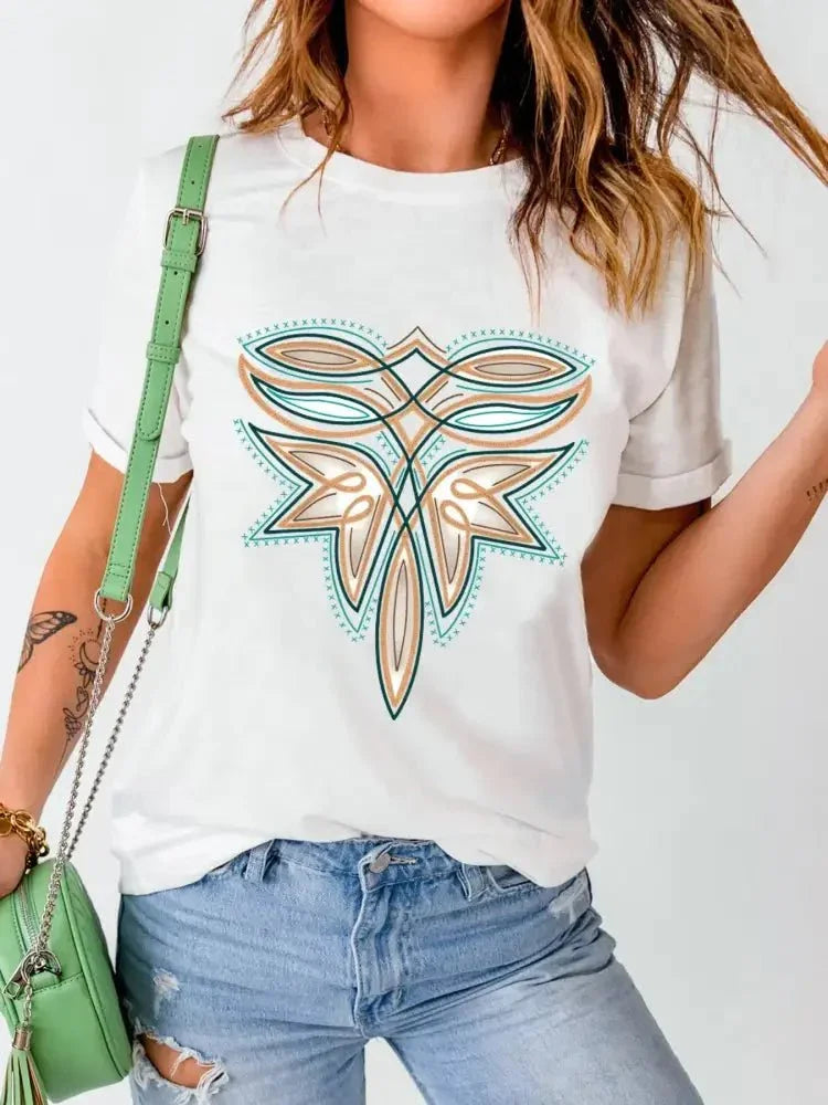 Graphic Round Neck Short Sleeve T-Shirt - Update AvenueT-ShirtsTrendsi100100327111005100100327111005dfdcd469d96b4b2e856c2df1c78995cd - Max - OriginWhite
