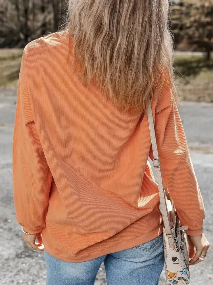 Halloween Sequined Pumpkin Ribbed Round Neck Sweatshirt - Update AvenueHalloweenTrendsi1001007128853861001007128853861e7c718f - c48e - 4a19 - 9587 - d2dd0989d1c0 - Max - OriginTangerine