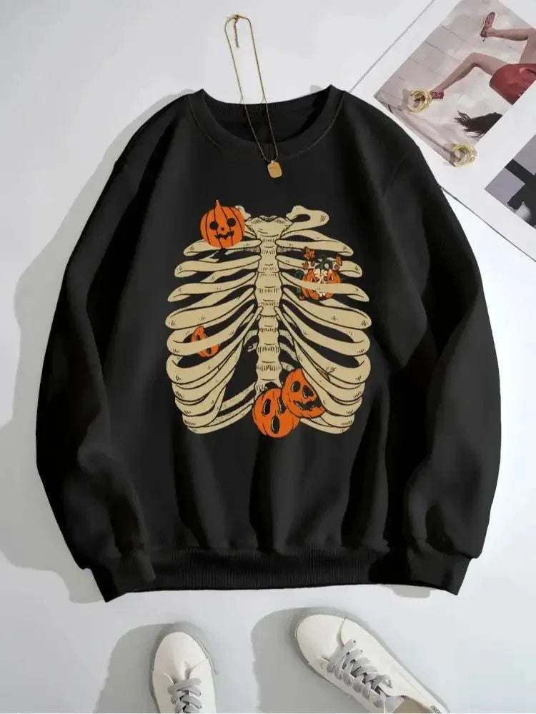 Halloween Skeleton Long Sleeve Sweatshirt - Update AvenueHalloweenTrendsi1001005812531941001005812531942afe962d - 1a6f - 4349 - 9fc4 - 830061919961 - Max - OriginBlack