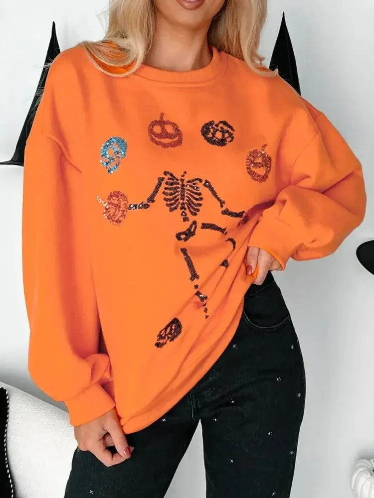 Halloween Skeleton Pumpkin Sweatshirt - Update AvenueHalloweenTrendsi100100663941510100100663941510627c59cb - c0ee - 45f9 - 97b3 - 9d9ab9de1dcf - Max - OriginOrange