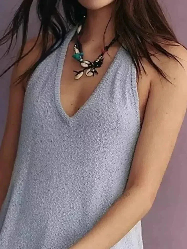 Halter Neck Cami and Shorts Sweater Set - Update AvenueDaily EssentialsTrendsi10010025187498810010025187498805638f2a - 496e - 4de8 - af78 - 8ac554304358 - Max - OriginCement Gray