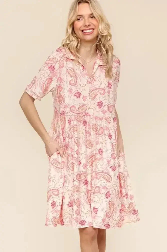 Haptics Fit and Flare Paisley Print Knit Dress - Update AvenueEffortless Elegance: DressesTrendsi100100816991818100100816991818427e2589cb9d4b2eb621754c311177b2 - Max - OriginBlush