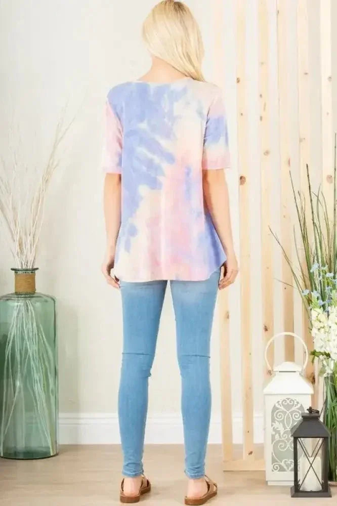 Heimish Full Size Crisscross Tie Dye Babydoll Top Plus Size - Update AvenueVacation StyleTrendsi10010061515185110010061515185107853f0b - d9b2 - 46ce - b3d1 - f85ab7399f9a - MaxBlue/Pink