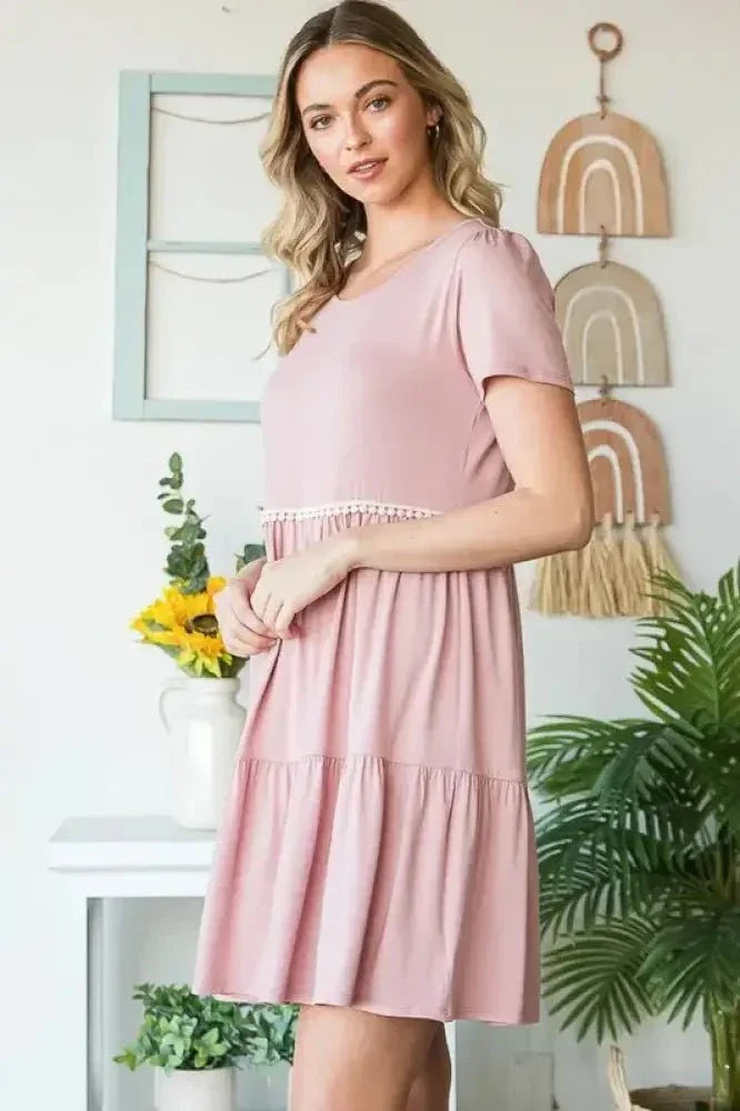 Heimish Full Size Solid Mini Tiered Dress with Pompom Lace Plus Size - Update AvenueVacation StyleTrendsi100100137331951100100137331951389b97ce - dff4 - 417a - b788 - 2d28d6262c05 - MaxDusty Rose