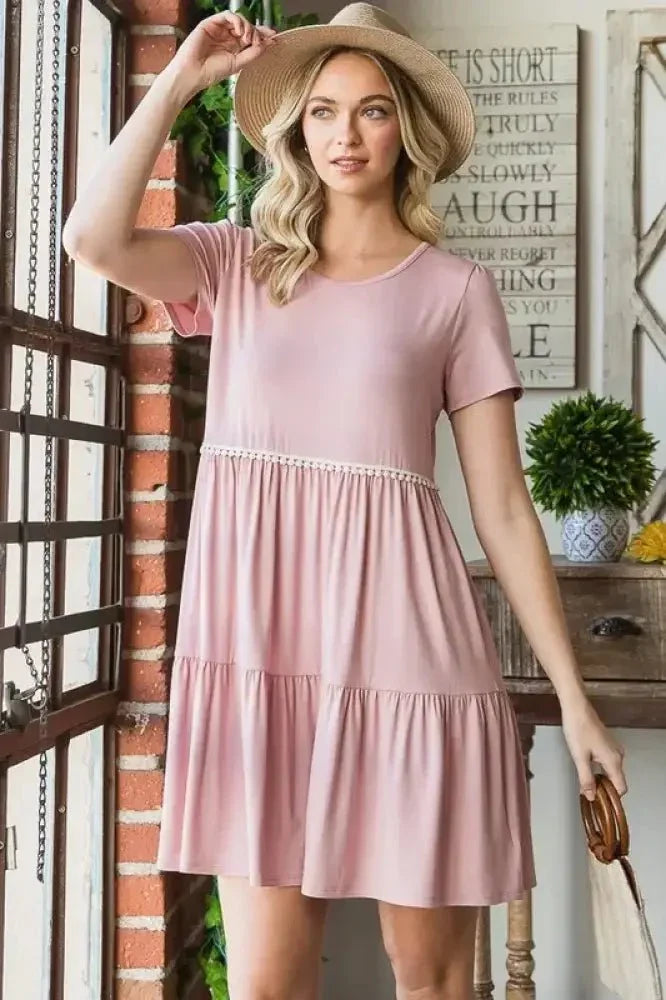 Heimish Full Size Solid Mini Tiered Dress with Pompom Lace Plus Size - Update AvenueVacation StyleTrendsi100100137331951100100137331951a954254c - b6d5 - 4404 - 837d - 812ca913f930 - MaxDusty Rose