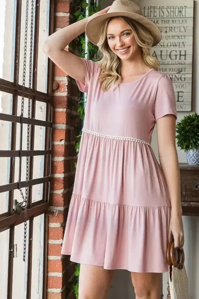 Heimish Full Size Solid Mini Tiered Dress with Pompom Lace Plus Size - Update AvenueVacation StyleTrendsi1001001373319511001001373319510e14e363 - c22f - 4360 - 9ac6 - 585bb8784be6 - MaxDusty Rose