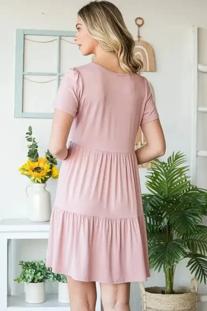 Heimish Full Size Solid Mini Tiered Dress with Pompom Lace Plus Size - Update AvenueVacation StyleTrendsi1001001373319511001001373319511ad6706c - 8009 - 4c99 - 90eb - e5508b29b033 - MaxDusty Rose