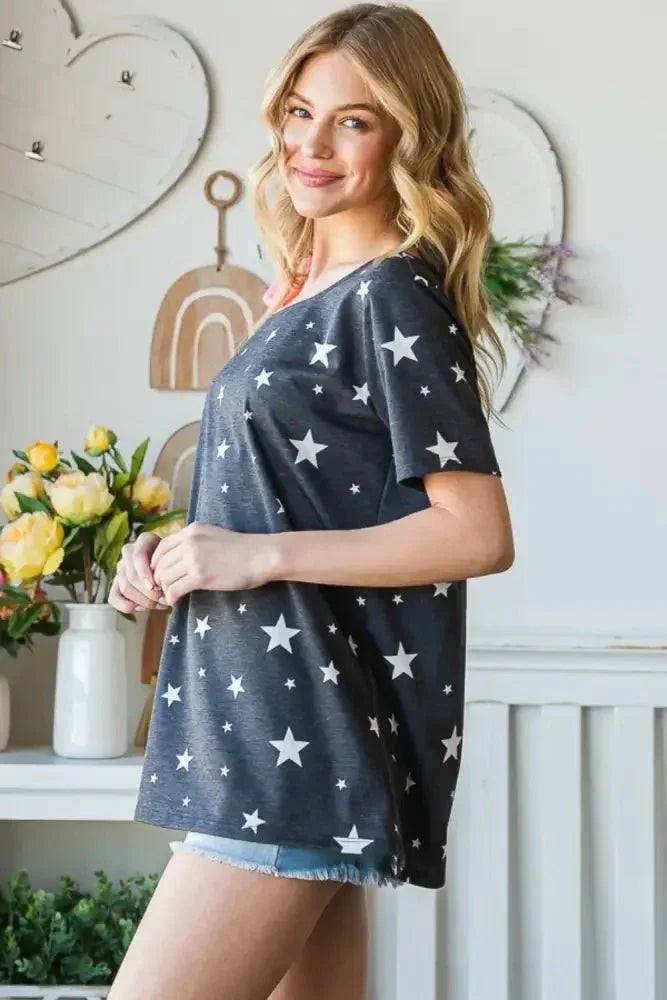 Heimish Full Size Star Print Asymmetrical Neck Short Sleeve Top - Update AvenueHonor the Stars and StripesTrendsi100100033161083100100033161083259d20ad - 9534 - 43d9 - bb12 - 563cbded6c16 - MaxCHARCOAL