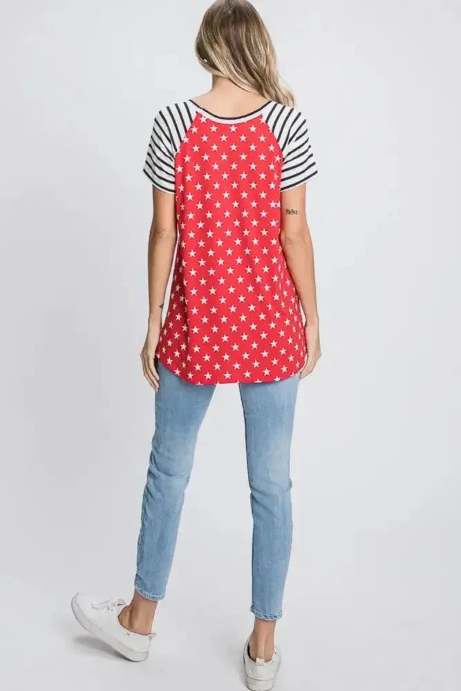 Heimish Full Size Star & Striped Round Neck Short Sleeve T-Shirt Plus Size - Update AvenueHonor the Stars and StripesTrendsi1001001139410871001001139410876868ddb8 - fd4a - 4a67 - a632 - 35bf410298df - MaxRed