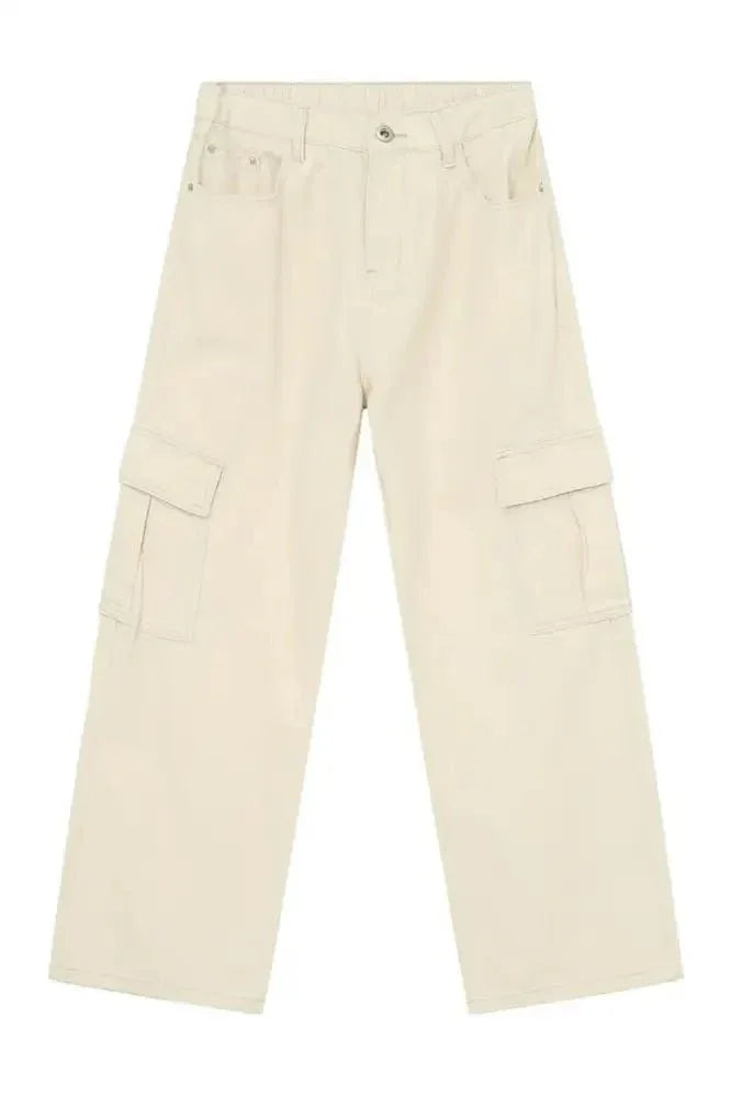 Hight Rise Wide Leg Cargo Pants - Update AvenueTrendsi100400393231061100400393231061Hight Rise Wide Leg Cargo PantsBeige