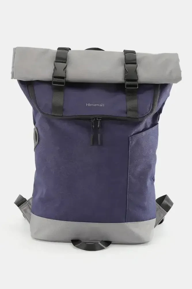 Himawari Contrast Waterproof Canvas Backpack Bag