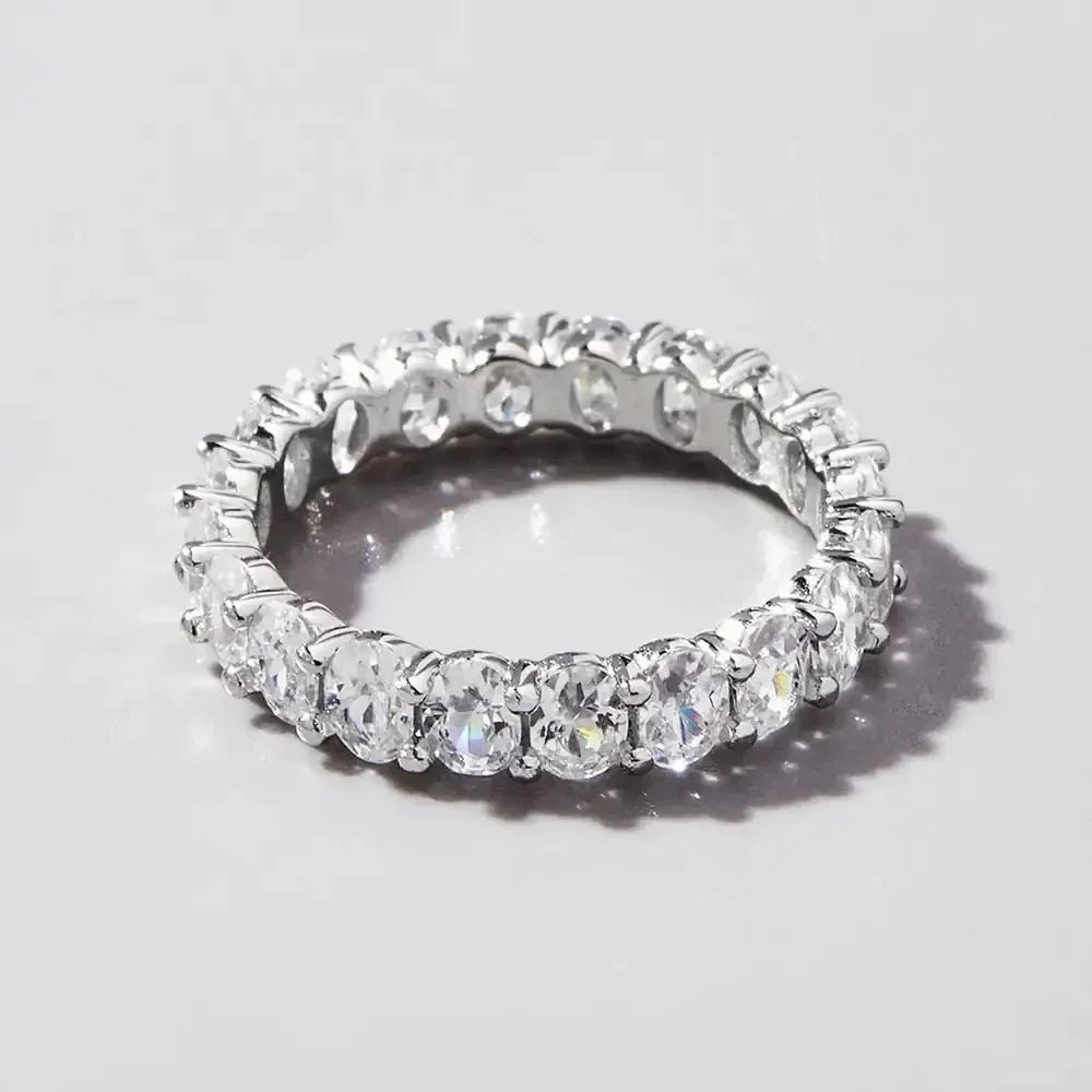 Inlaid Zircon 925 Sterling Silver Ring - Update AvenueRingTrendsi100500329871764100500329871764Inlaid Zircon 925 Sterling Silver RingSilver