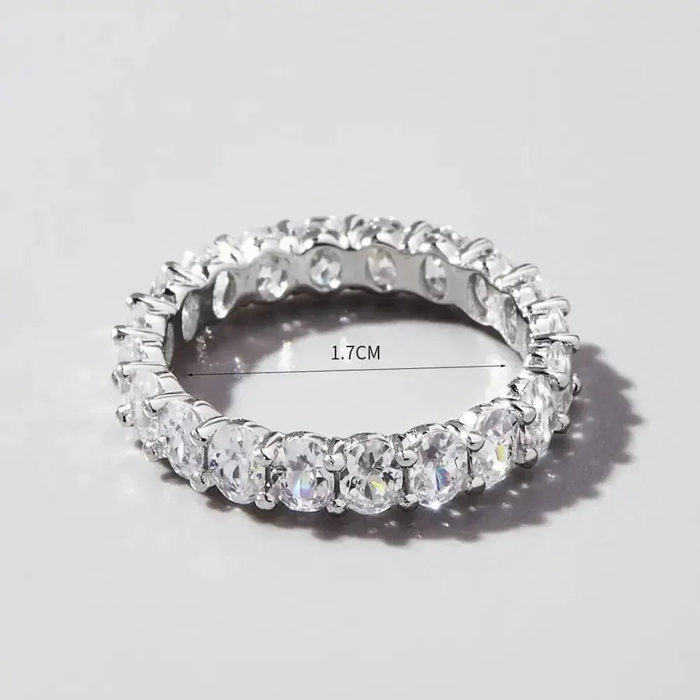 Inlaid Zircon 925 Sterling Silver Ring - Update AvenueRingTrendsi100500329871764100500329871764Inlaid Zircon 925 Sterling Silver RingSilver