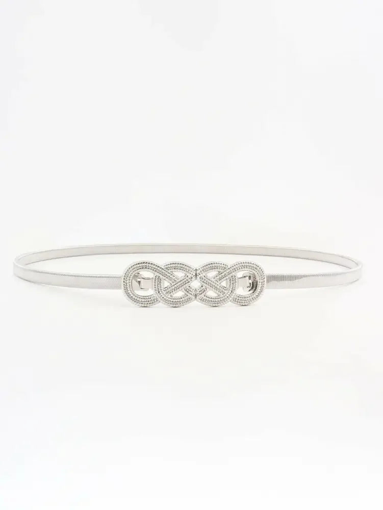 Knot Buckle Metal Belt