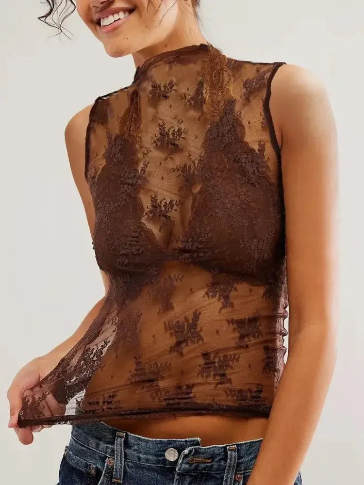 Lace Mock Neck Top - Update AvenueTrendsi100100152147769100100152147769840e91bc - cba7 - 4b43 - 92da - 5929d34a0dd3 - MaxBrown