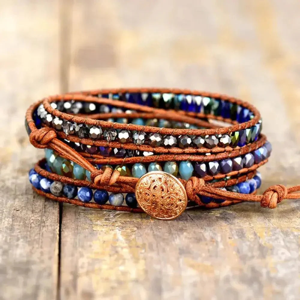 Lapis Lazuli Layered Bracelet - Update AvenueBraceletsTrendsi100500236181273100500236181273Lapis Lazuli Layered BraceletRoyal Blue