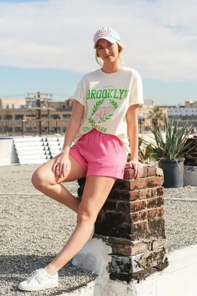 Lime 'N' Chili Brooklyn Graphic Round Neck Short Sleeve Top - Update AvenueT-ShirtsTrendsi100100545201840100100545201840a879c417cc5d4e39a4b1c6fc02b7cb68 - Max - OriginCREAM