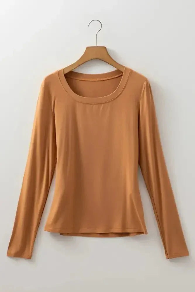 Long Sleeve Crop T-Shirt - Update AvenueT-ShirtsTrendsi10010005479137110010005479137170f5f3be - e2ad - 4b96 - b79b - a96e0a805c72 - Max - OriginCamel