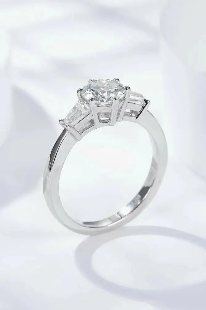 Loyal Love 1 Carat Moissanite Platinum - Plated Ring - Update AvenueRingTrendsi101300254691450101300254691450Loyal Love 1 Carat Moissanite Platinum - Plated RingSilver