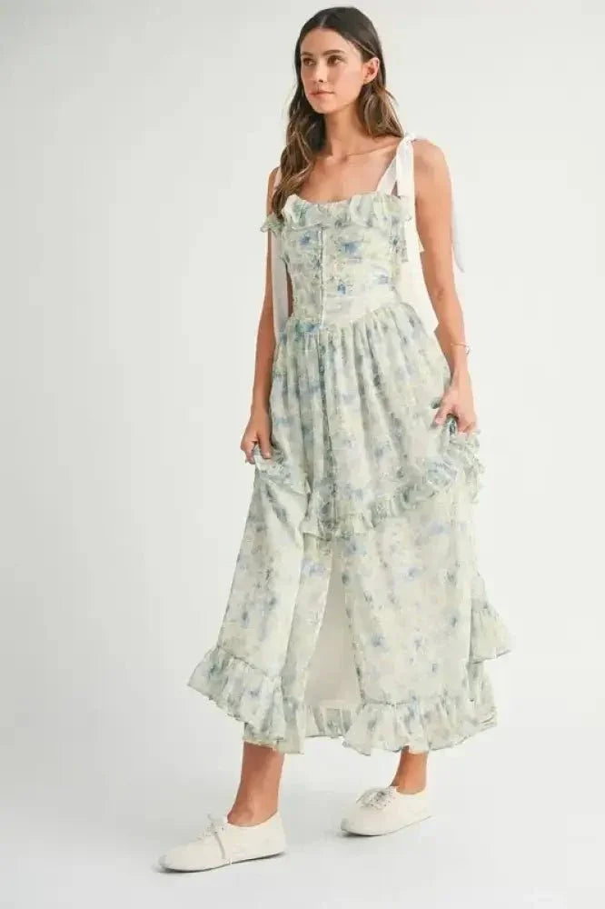 MABLE Floral Printed Shoulder Strap Midi Dress - Update AvenueEffortless Elegance: DressesTrendsi100100642851984100100642851984bf7169a7e5434fbdacaf0d30fc31b785 - Max - OriginBlue
