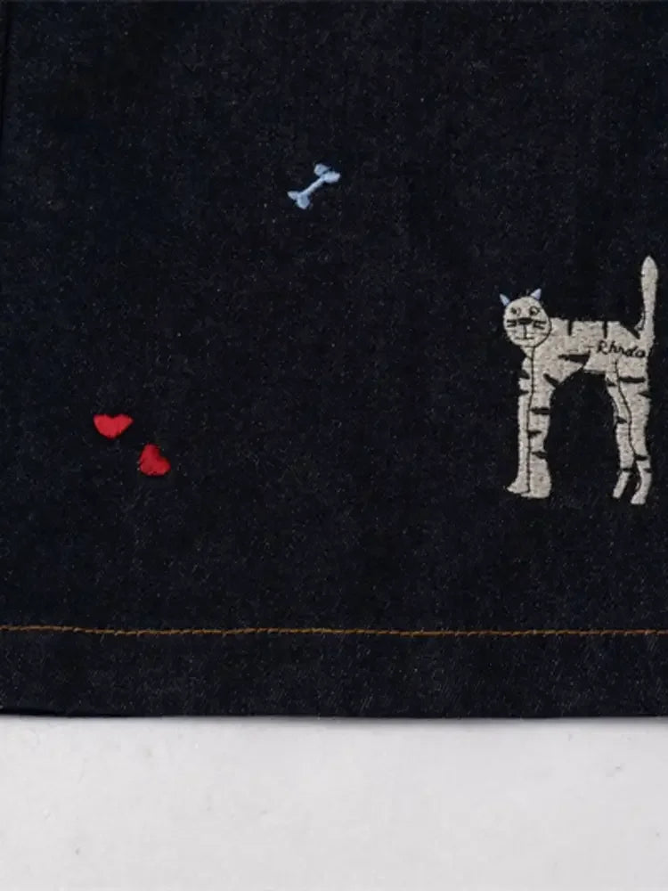 Men's Animal Wide Leg Jeans