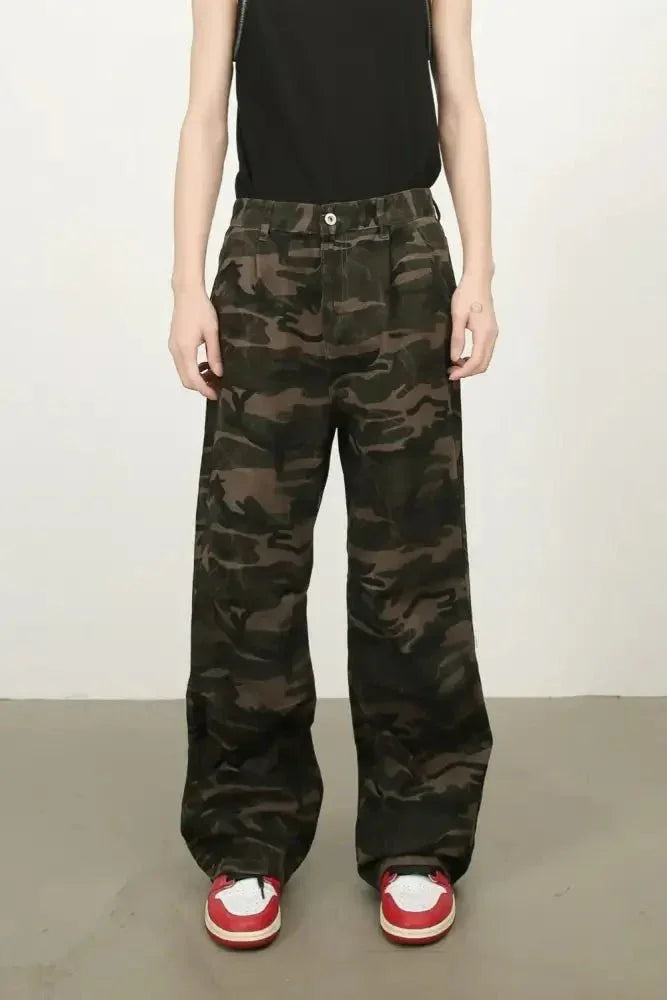 Men's Camouflage Jeans with Pockets - Update AvenueTrendsi100400302557289100400302557289Men's Camouflage Jeans with PocketsGreen Camouflage