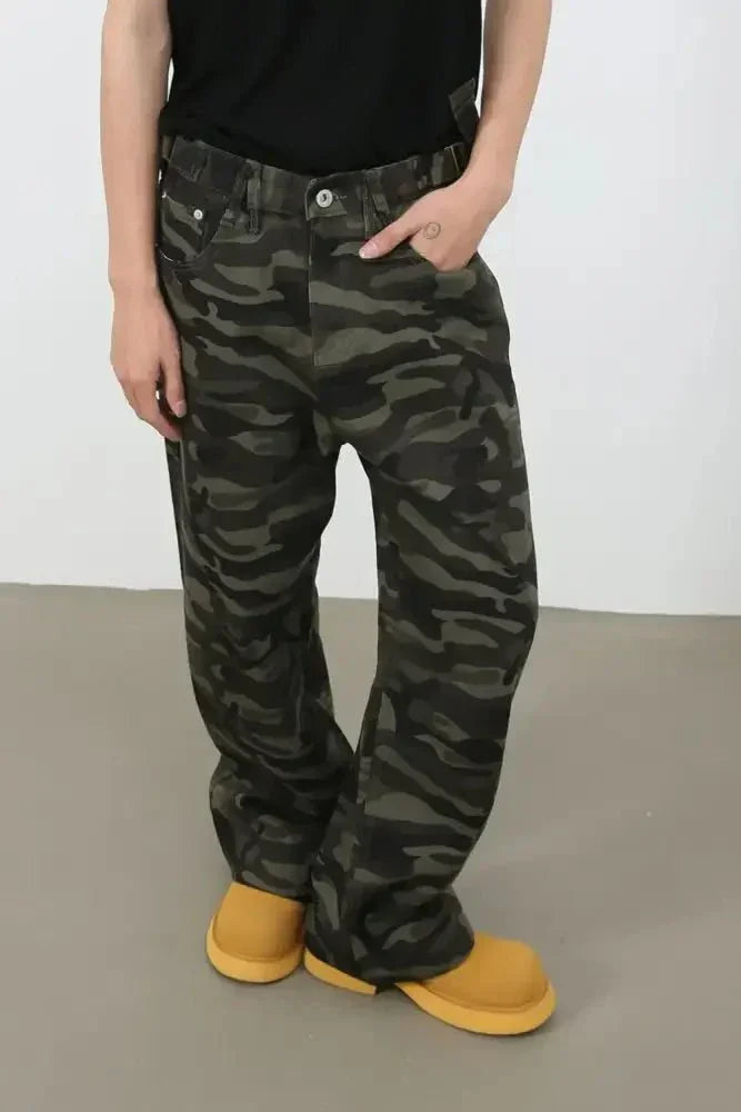 Men's Camouflage Jeans with Pockets - Update AvenueTrendsi100400775887056100400775887056Men's Camouflage Jeans with PocketsBlack