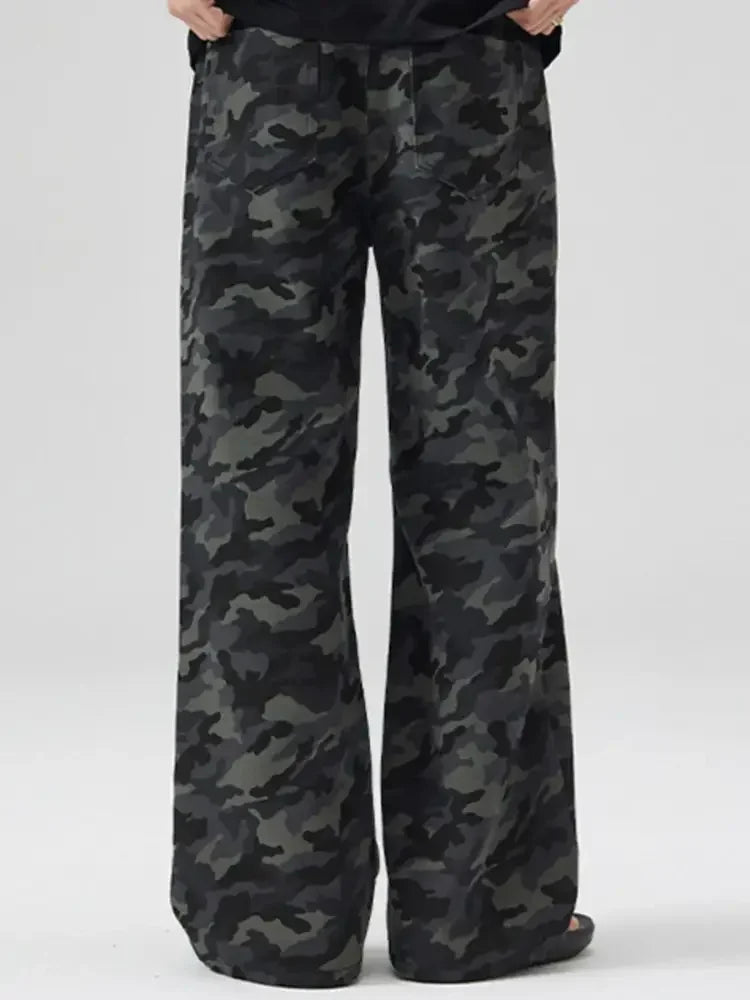 Men's Camouflage Wide Leg Pants