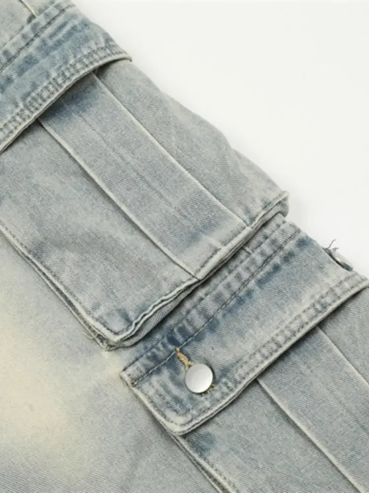 Men's Cargo Denim Shorts