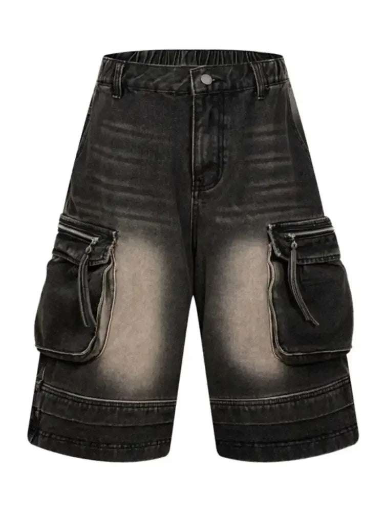 Men's Cargo Denim Shorts