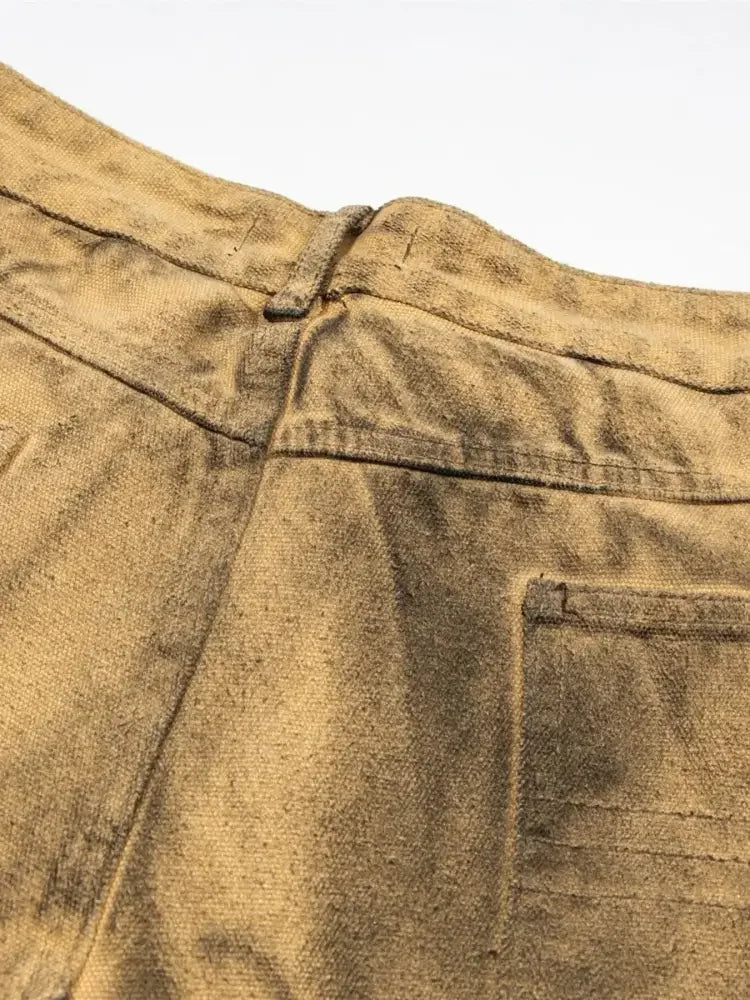 Men's Cargo Wide Leg Denim Jeans