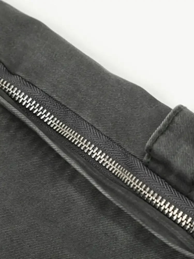 Men's Cargo Wide-Leg Jeans