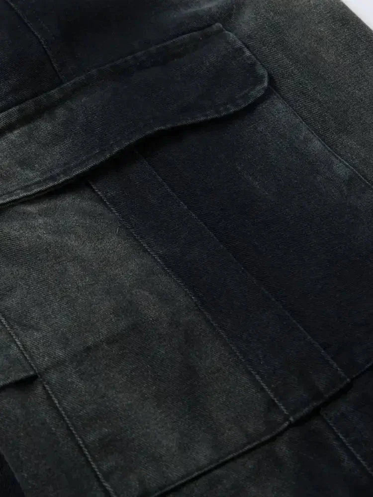 Men's Cargo Wide - Leg Jeans with Drawstring - Update AvenueTrendsi100400367116837100400367116837Men's Cargo Wide - Leg Jeans with DrawstringBlack