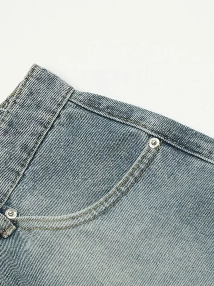 Men's Classic Loose Fit Denim Shorts