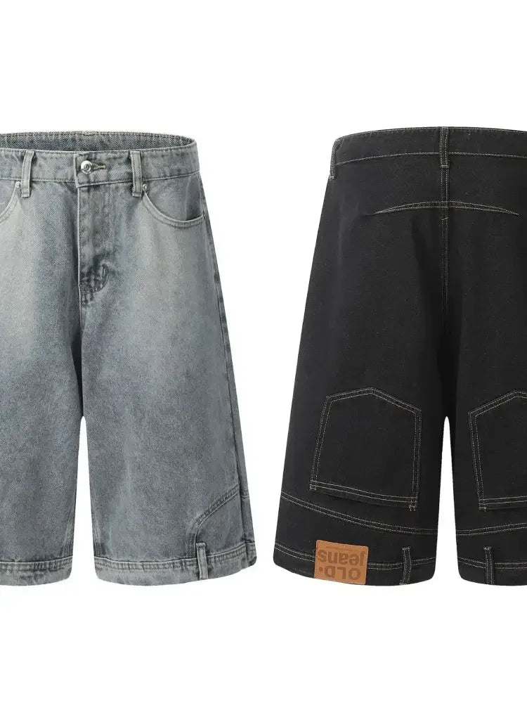 Men's Classic Loose Fit Denim Shorts