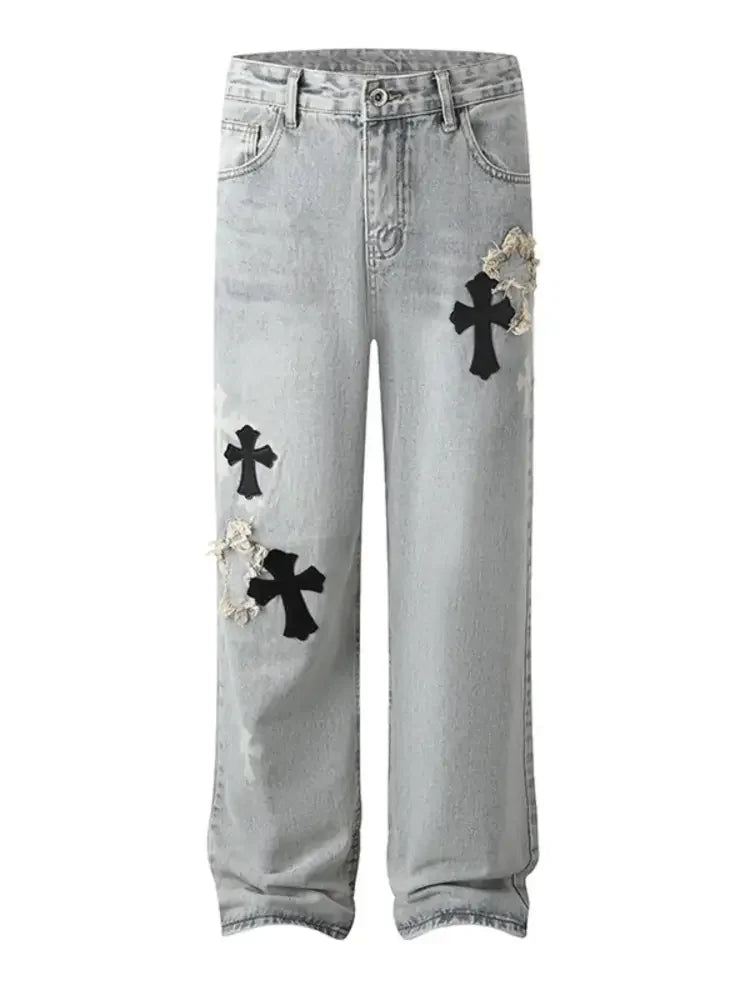 Men's Cross Wide Leg Jeans