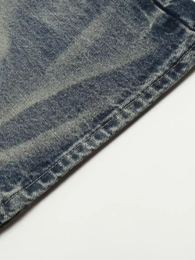 Men's Distressed Flare Jeans