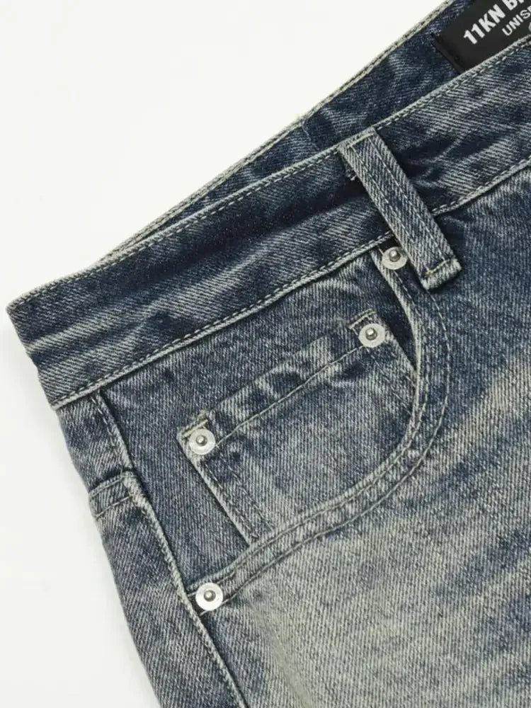 Men's Distressed Flare Jeans