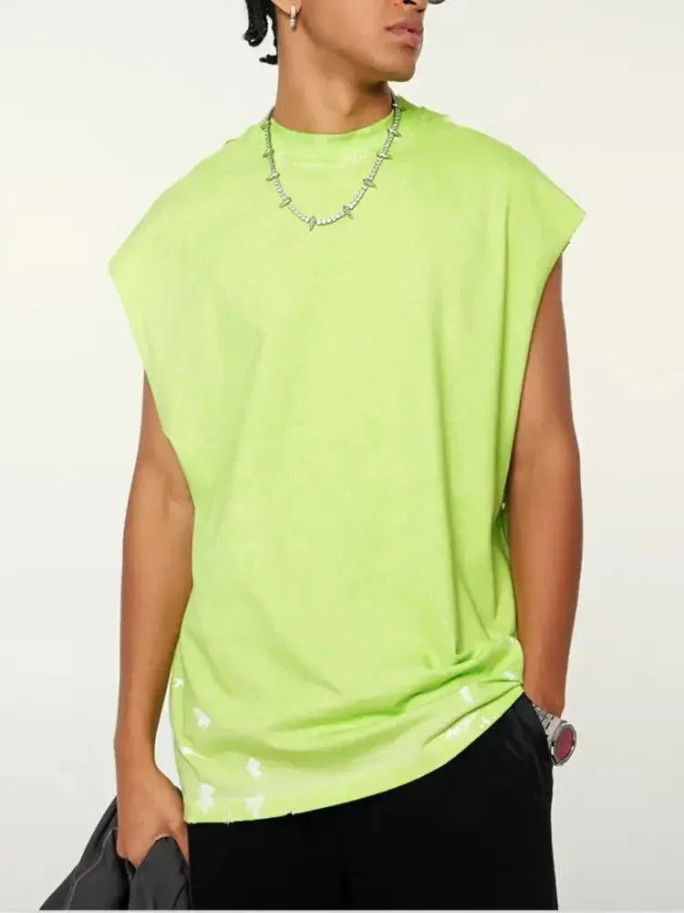 Men's Distressed Round Neck Tank - Update AvenueTrendsi10040051544274010040051544274056d4d7ca - 6abd - 4fa4 - 839a - 9a1febdce3c7 - Max - OriginFluorescent Green